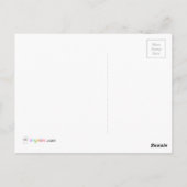 ニューヨーク、マンハッタンブラック&ホワイト ポストカード (裏面)