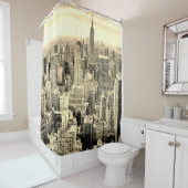 ニューヨーク·マンハッタン シャワーカーテン (インサイチュ)