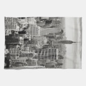 ニューヨーク,マンハッタン(パノラマ) キッチンタオル (横)