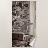 ニューヨーク·マンハッタン ビーチタオル (正面)