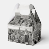 ニューヨーク,マンハッタン(黒と白のパノラマ) フェイバーボックス (裏面サイド)