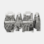 ニューヨーク,マンハッタン(黒と白のパノラマ) フェイバーボックス (折り畳みなし)