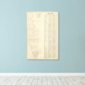 ニューヨーク，マンハッテン14 キャンバスプリント (インサイチュ (ウッドフロア))