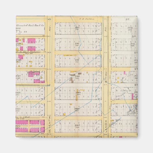 ニューヨーク，マンハッテン15 マグネット (正面)