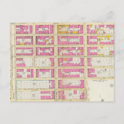 ニューヨーク,マンハッテン16 ポストカード (正面)