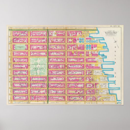 ニューヨーク，マンハッテン2 ポスター (正面)