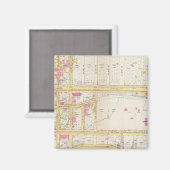 ニューヨーク，マンハッテン6 マグネット (正面/裏面)