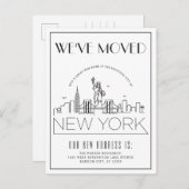 ニューヨーク モダンデコ | 住所変更のお知らせ 案内ポストカード (正面/裏面)