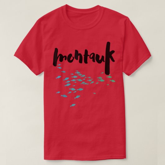 ニューヨーク,モントーク Tシャツ (デザイン正面)