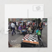 ニューヨーク・ユニオンスクエア ポストカード (正面/裏面)