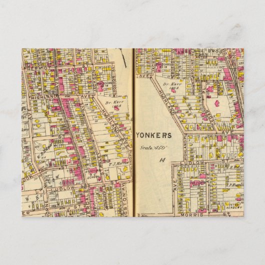 ニューヨーク，ヨンカーズ11 ポストカード (正面)
