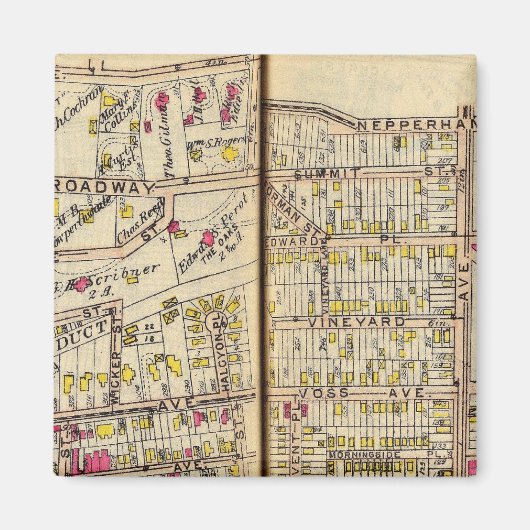 ニューヨーク，ヨンカーズ9 マグネット (正面)