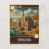 ニューヨーク,ヨンカーズ |ヴィンテージ ポストカード (正面)