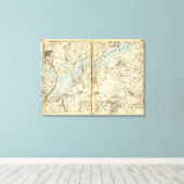 ニューヨーク，ヨークタウン3 キャンバスプリント (インサイチュ (ウッドフロア))