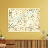 ニューヨーク，ヨークタウン3 キャンバスプリント (インサイチュ (リビング))