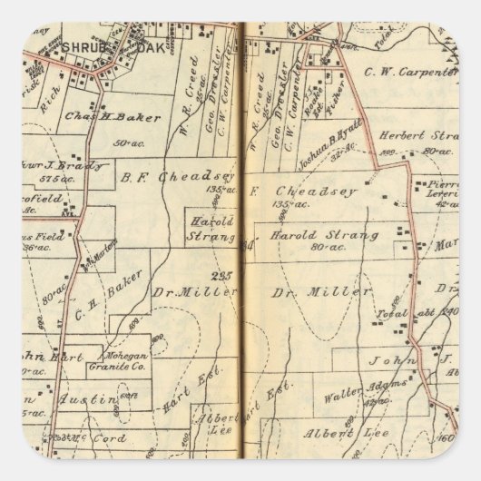 ニューヨーク，ヨークタウン4 スクエアシール (正面)