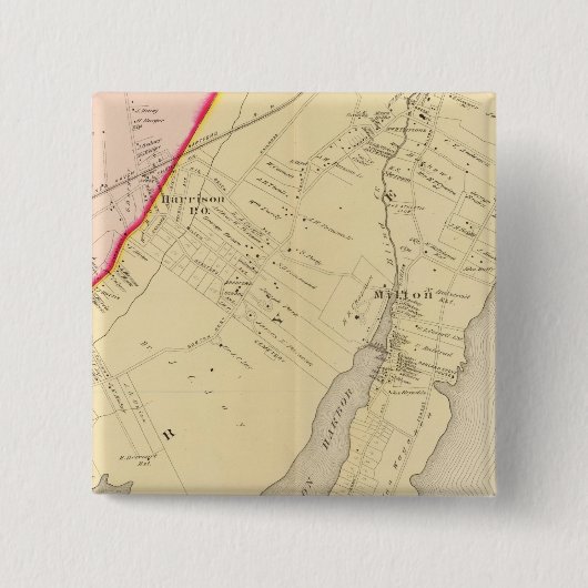 ニューヨーク，ライ·ハリソン2 缶バッジ (正面)