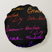 ニューヨーク ラウンドクッション (裏面)
