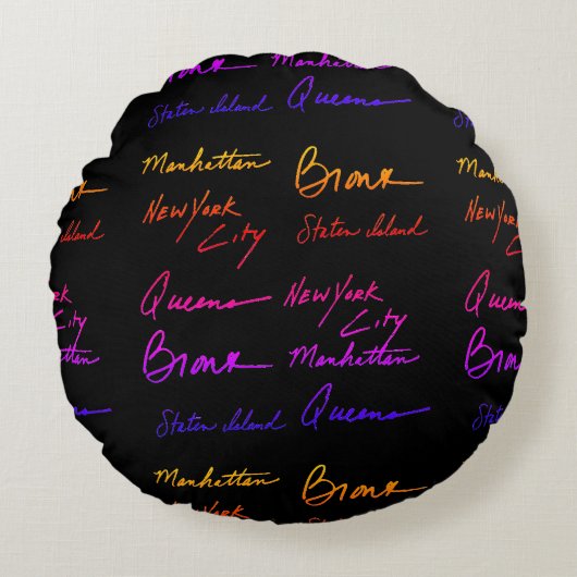 ニューヨーク ラウンドクッション (正面)