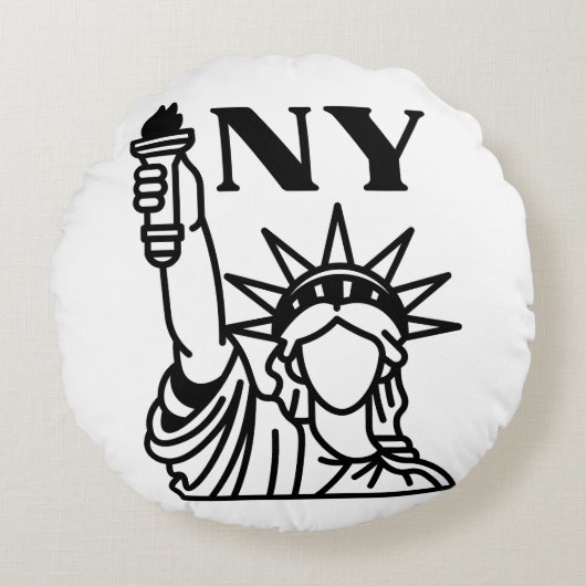 ニューヨーク ラウンドクッション (正面)