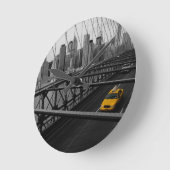 ニューヨーク ラウンド壁時計 (傾斜)