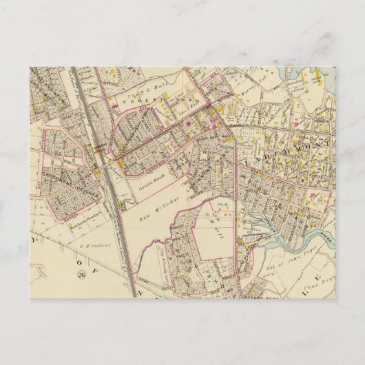 ニューヨーク，ラクモント，ママロネック ポストカード (正面)