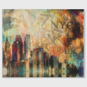 ニューヨーク ラッピングペーパー (フラット)