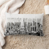 ニューヨーク ランバークッション (ブランケット)