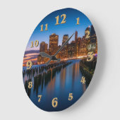 ニューヨーク ラージ壁時計 (傾斜)