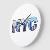 ニューヨーク ラージ壁時計 (傾斜)