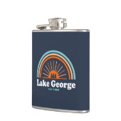 ニューヨーク・レインボー・ジョージ湖 フラスク (左)