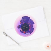 ニューヨーク・ロチェスター ラウンドシール (封筒)