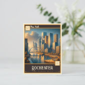 ニューヨーク,ロチェスター |ヴィンテージ ポストカード (スタンド正面)
