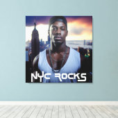 ニューヨーク・ロックス - NYC キャンバスプリント (インサイチュ (ウッドフロア))