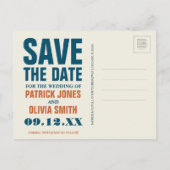 ニューヨーク,ロングアイランド | セーブザデート 案内ポストカード (裏面)