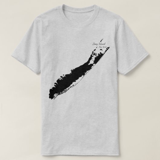 ニューヨーク ロングアイランド Tシャツ (デザイン正面)