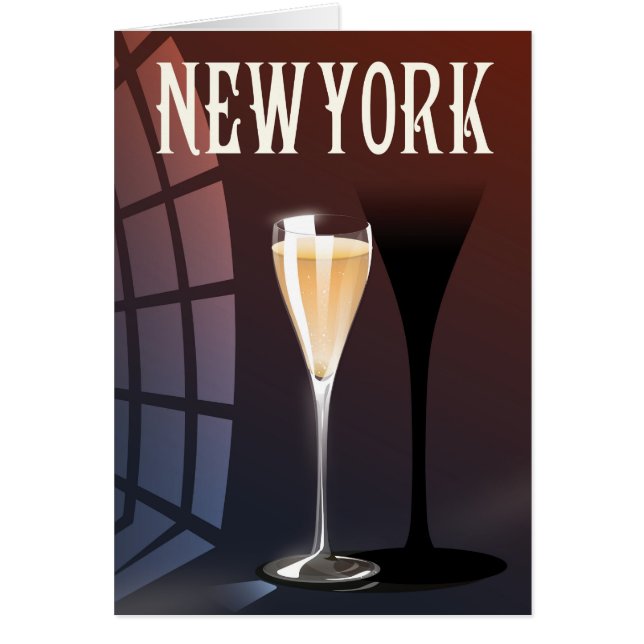 ニューヨーク ワイン 旅行ポスター (正面)