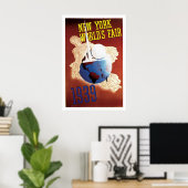 ニューヨーク、ワールドフェアヴィンテージ旅行 ポスター (ホームオフィス)