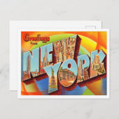 ニューヨーク・ヴィンテージ・トラベルからの挨拶 ポストカード (正面/裏面)