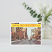 ニューヨーク・ヴィンテージ・トラベルロチェスターからの挨拶 ポストカード (スタンド正面)
