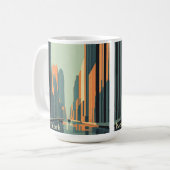 ニューヨーク – ヴィンテージ・トリビュート コーヒーマグカップ (正面左)