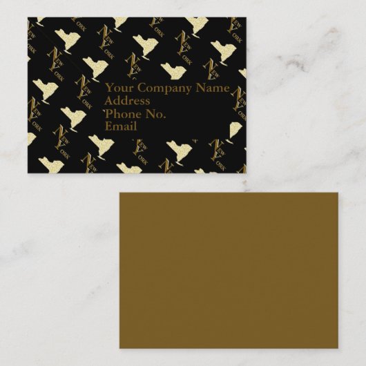 ニューヨーク 名刺 (正面/裏面)