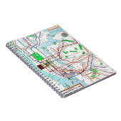 ニューヨーク: 地下鉄Map 1940年 ノートブック (右側)