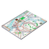 ニューヨーク: 地下鉄Map 1940年 ノートブック (左側)