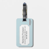 ニューヨーク: 地下鉄Map 1940年 ラゲッジタグ (裏面縦)