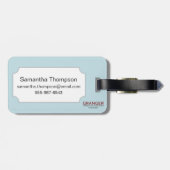 ニューヨーク: 地下鉄Map 1940年 ラゲッジタグ (裏面横)