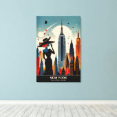 ニューヨーク:無限の可能性の国 キャンバスプリント (インサイチュ (ウッドフロア))