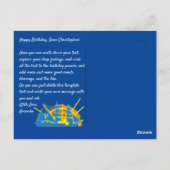 ニューヨーク、統一された州、カスタマイズ可能、海上旅行 ポストカード (裏面)