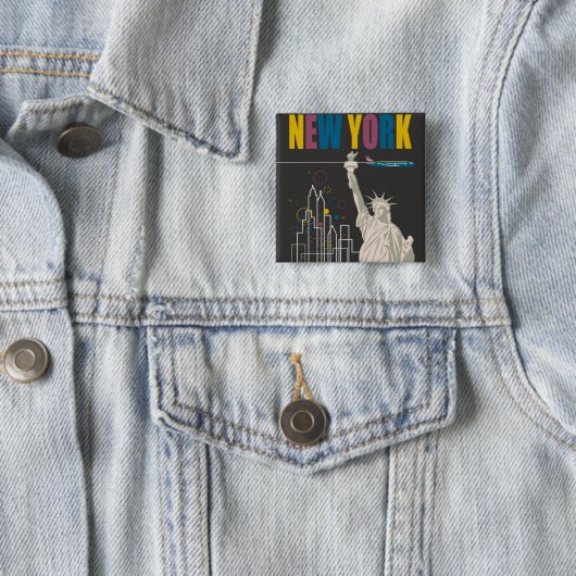 ニューヨーク 缶バッジ (インサイチュ)