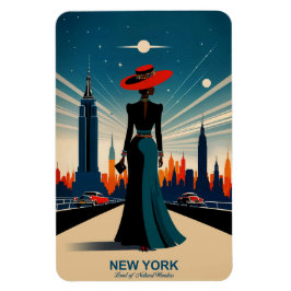 ニューヨーク:自然の土地フレキシブ疑問に思ル マグネット